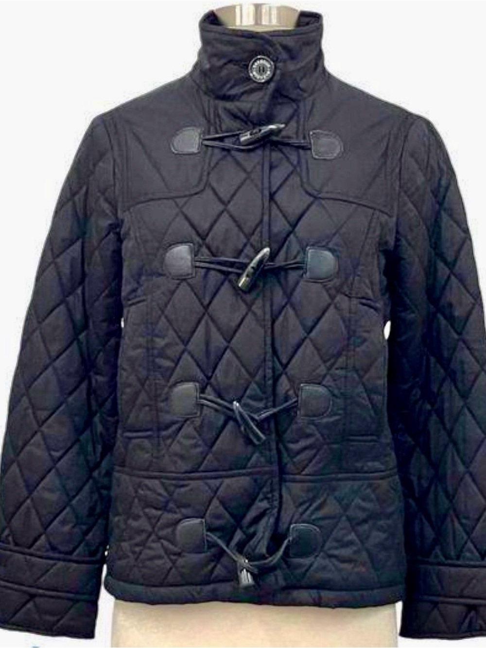 Barbour Black Diamond Quilted Toggle Jacket
Women’s US 4 UK 8
Gently Worn